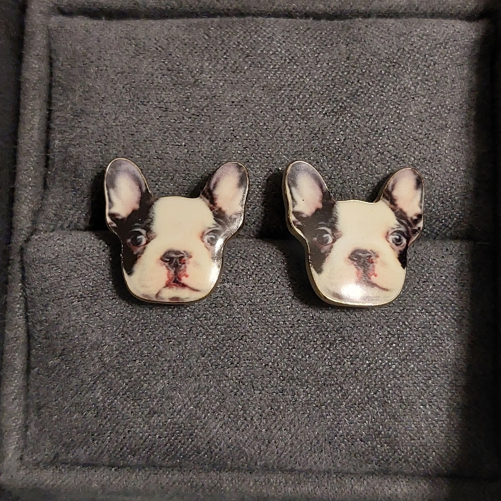 ModCloth Boston Terrier Earrings